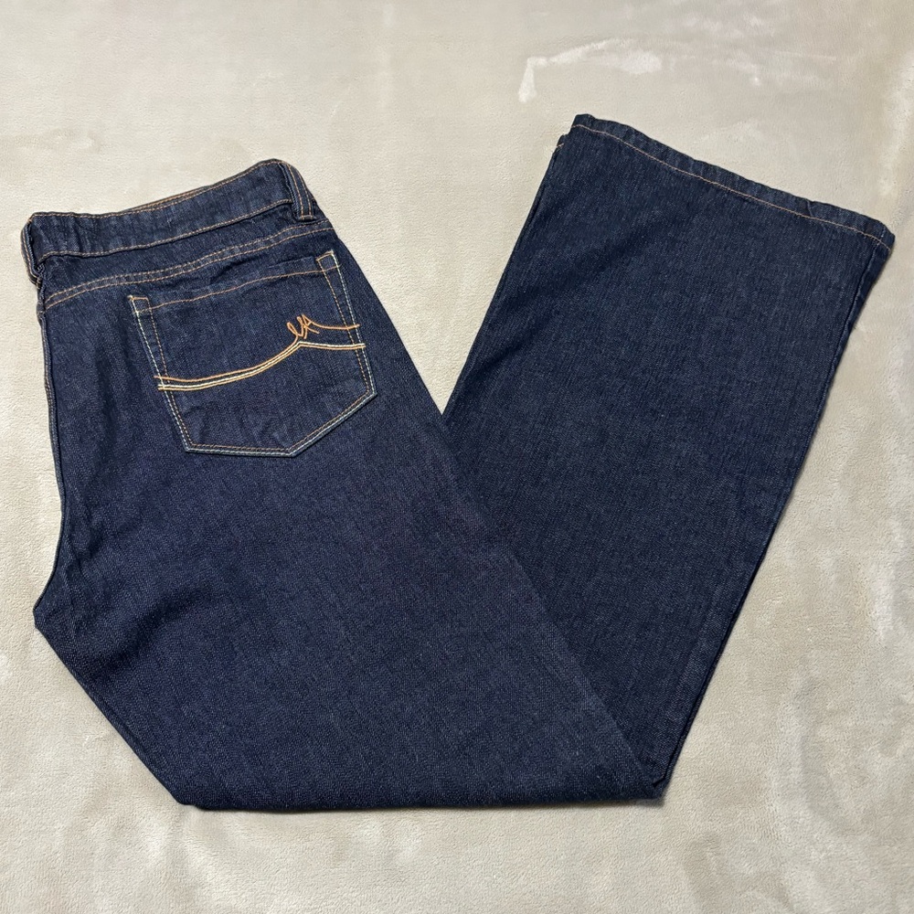 Tex by‎ Max Azria Boot Cut Blue Jeans